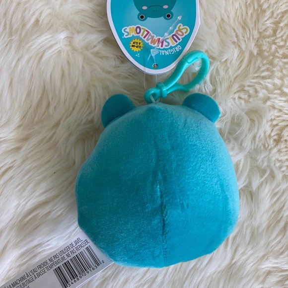 NWT Squishmallows 3.5” Ludwig the Frog Clip On - Picture 2 of 3